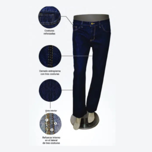 Jean industrial para hombre