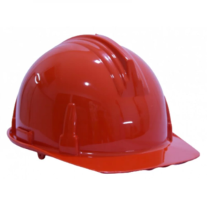 Casco Rojo Industrial Tafilete Plastico (A-1400)