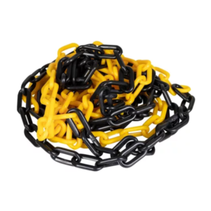 CADENA PLASTICA AMARILLO NEGRO X1M